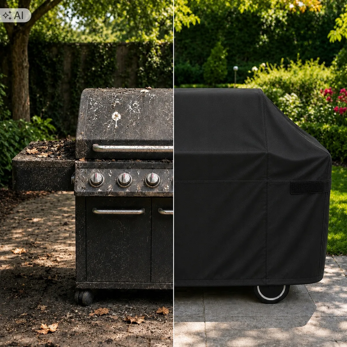 Pokrowiec na grill wodoodporny Oxford – 145×61×117 cm – zdjęcie 6