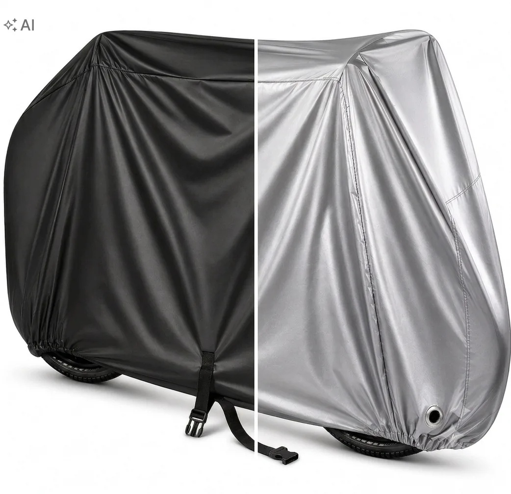 Pokrowiec na rower wodoodporny Oxford 210D – rozmiar XL 190×65×98 cm – zdjęcie 2