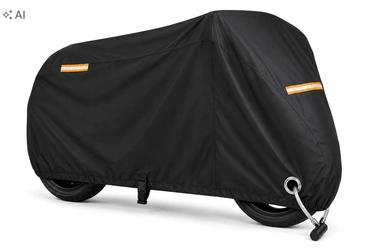 Pokrowiec na motocykl wodoodporny XXL 245×105×125 cm – zdjęcie 5